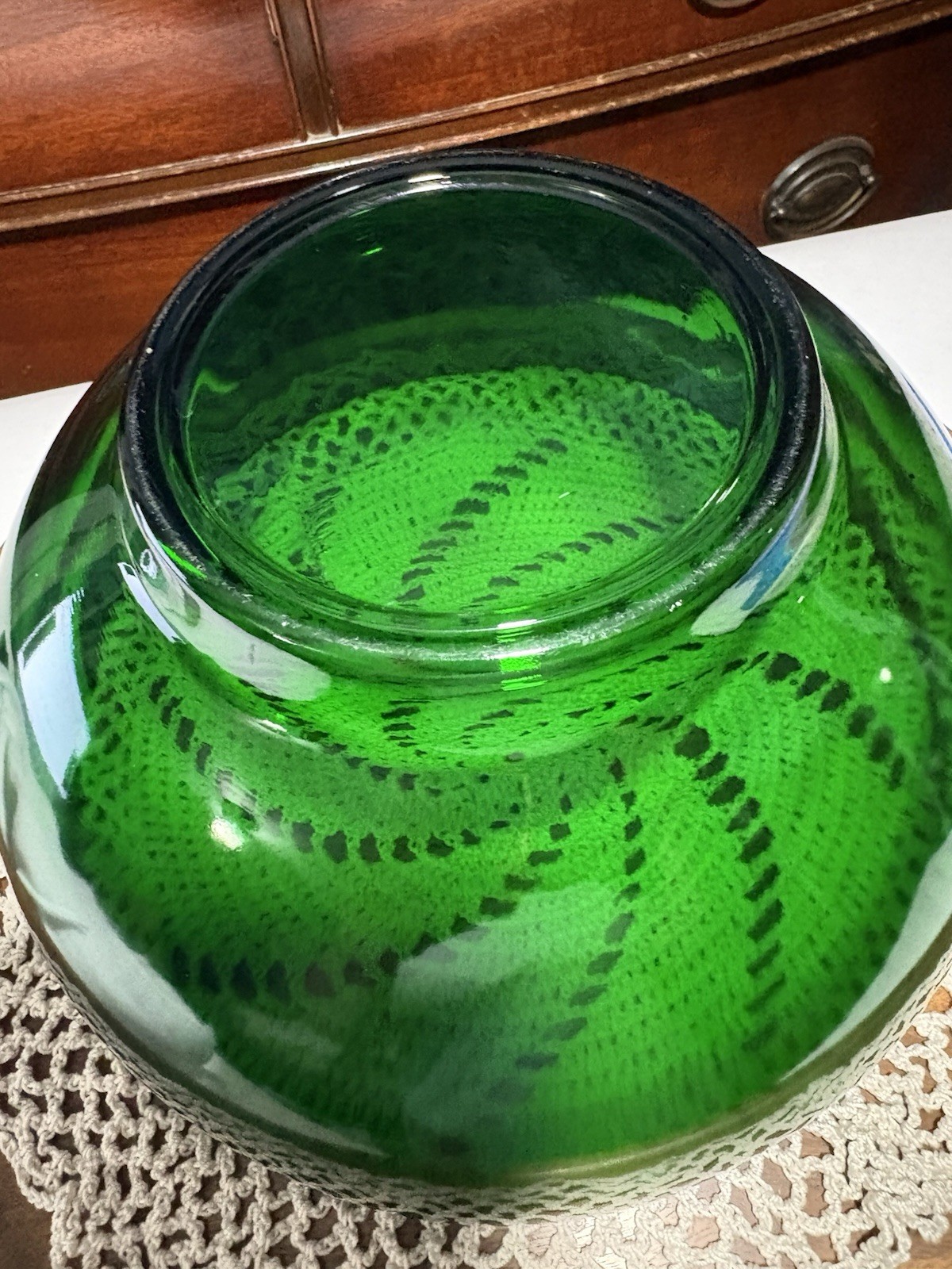 Vintage Anchor Hocking Punch Bowl