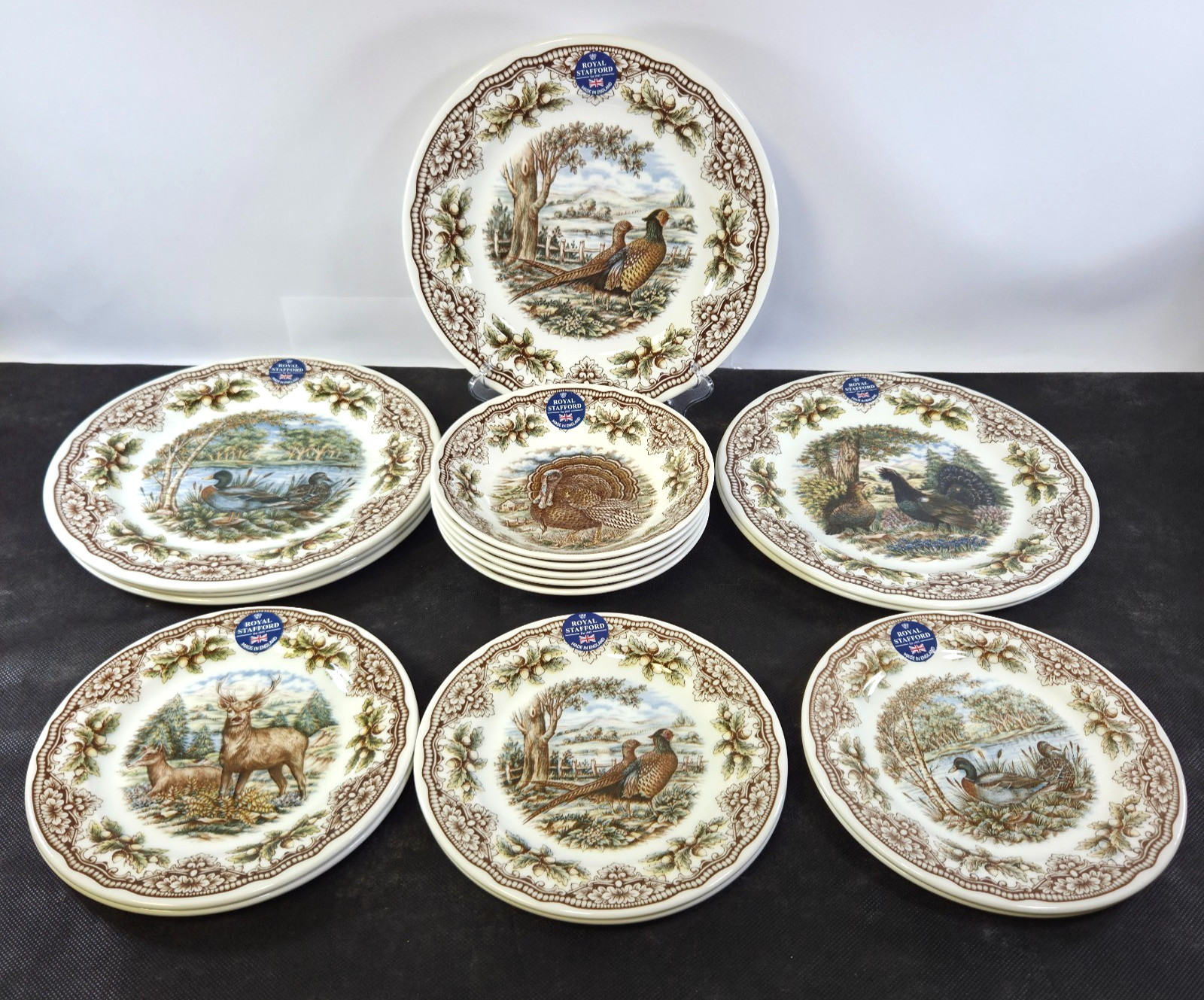 New Royal Stafford Homeland & Turkey Dinnerware Plates, Bowls SOLD BY THE PIECE