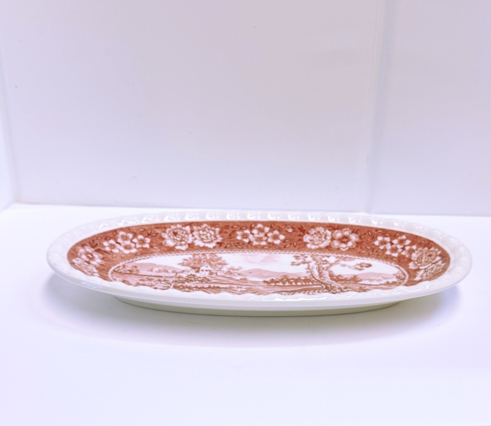 VILLEROY & BOCH RUSTICANA OVAL RELISH DISH 4″ X 8″ IN VERY GOOD CONDITION