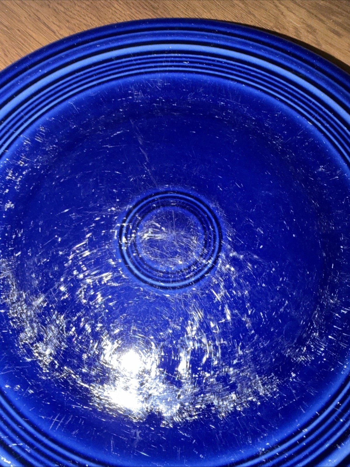 FIESTAWARE Dark Cobalt Blue 10 1/2” Plate &Coffee Mug, Cup HLC USA