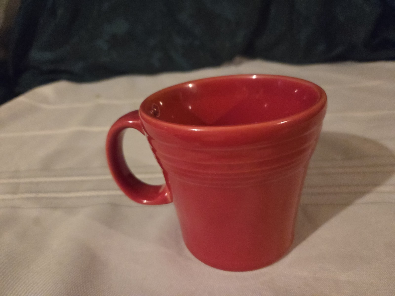 HLC Fiesta Scarlet Red Ladybug Tapered Mug Coffee Cup 15 oz.
