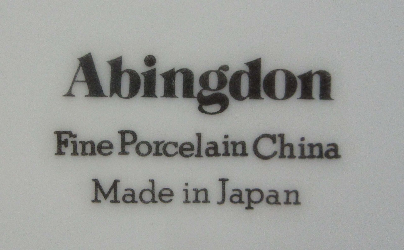Vtg. Abingdon Fine China Made in Japan Rose Pattern 10 1/4″ Dinner Plate(s) MINT