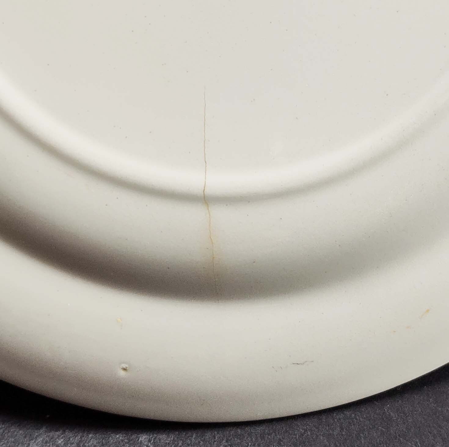 Vintage Mismatched China Salad Plates Gallery Wall Collection Chipped Set/4