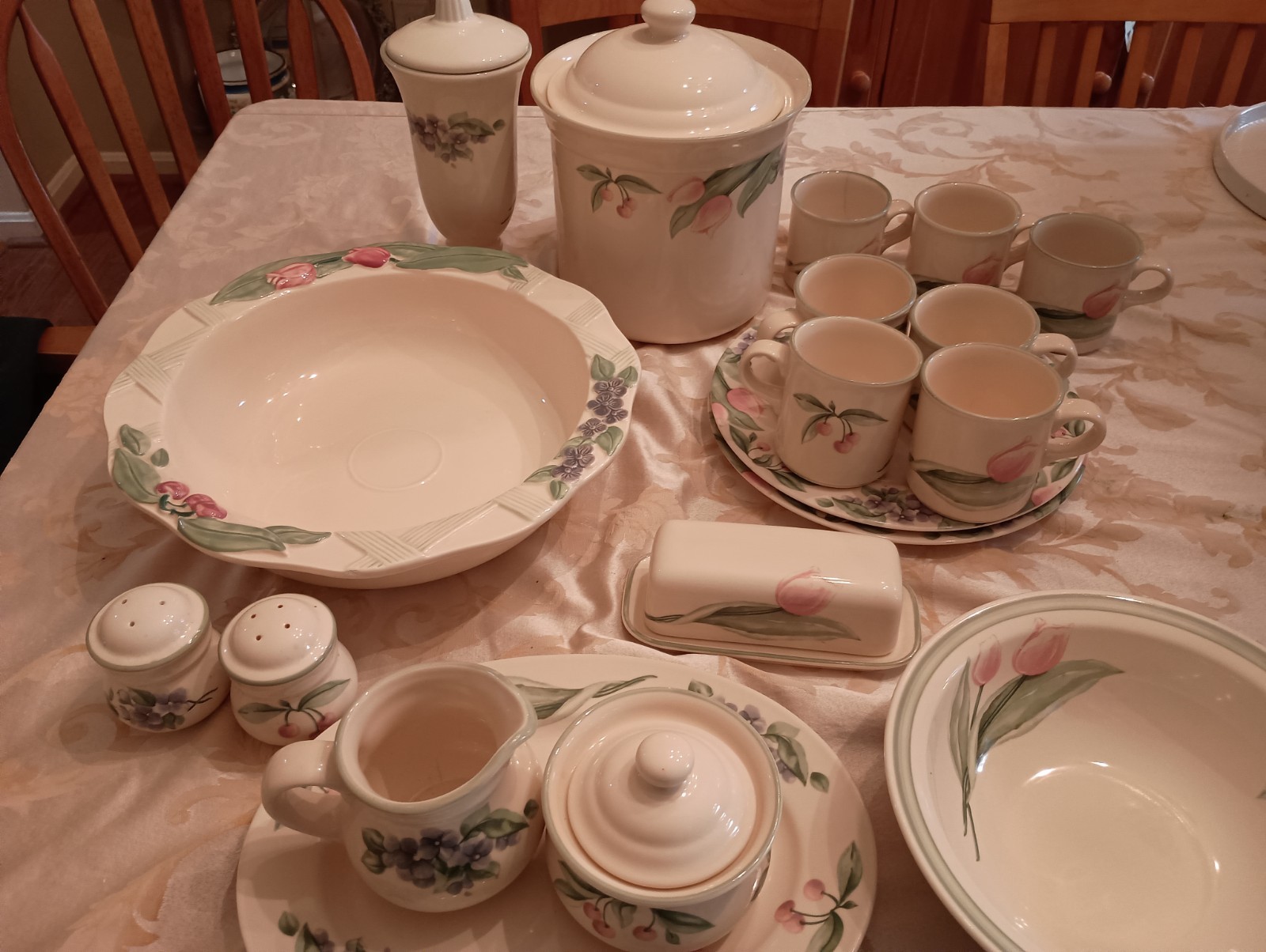 Pfaltzgraff Garden Party Items, Listed Here As a group But Willing To Split Set