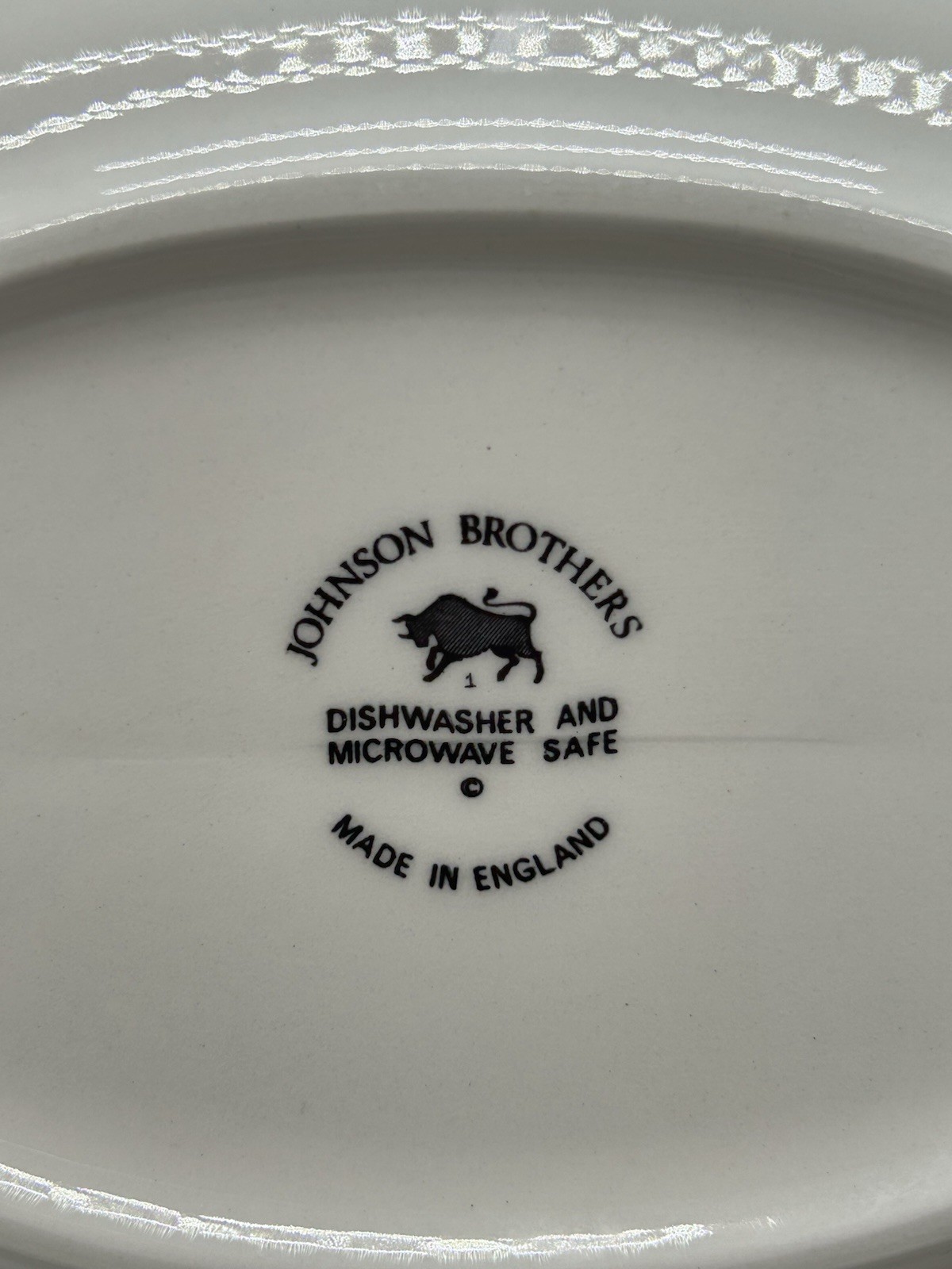 Johnson Brothers Ironware Ivory White Serving Bowl (Set of 2) Made in England