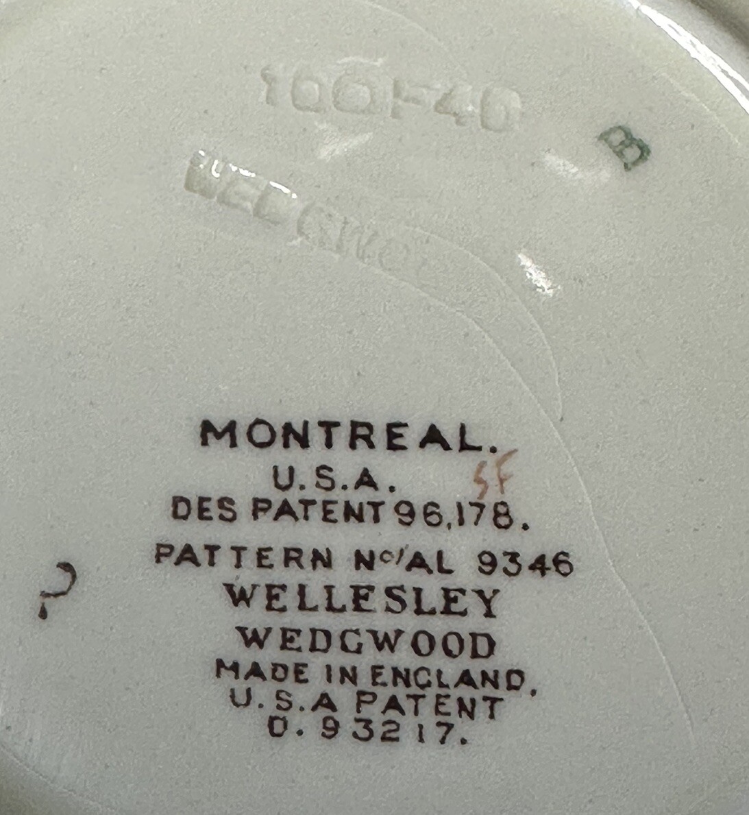 Vintage WEDGEWOOD WELLESLEY MONTREAL Floral Tea Saucers ~ Multiple Available.