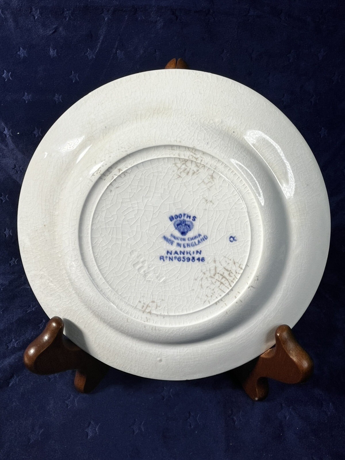 BOOTHS Vintage Set Of 4 Bread/Desert Plates NANKIN pattern English Silicon China