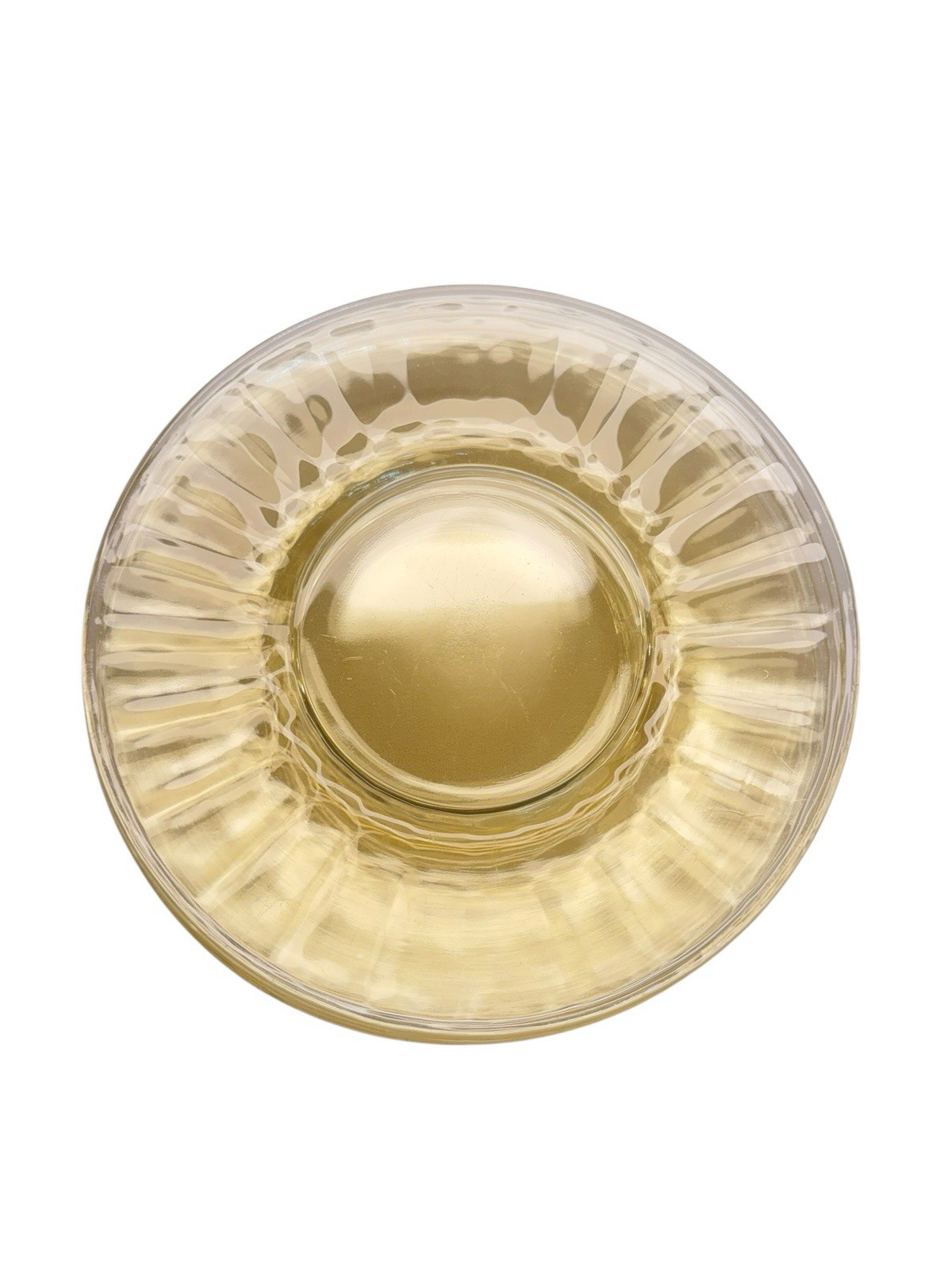 Vtg 1930s Fostoria Fairfax Topaz Yellow Glass Luncheon Plate Set of 6 8.25″ 2375