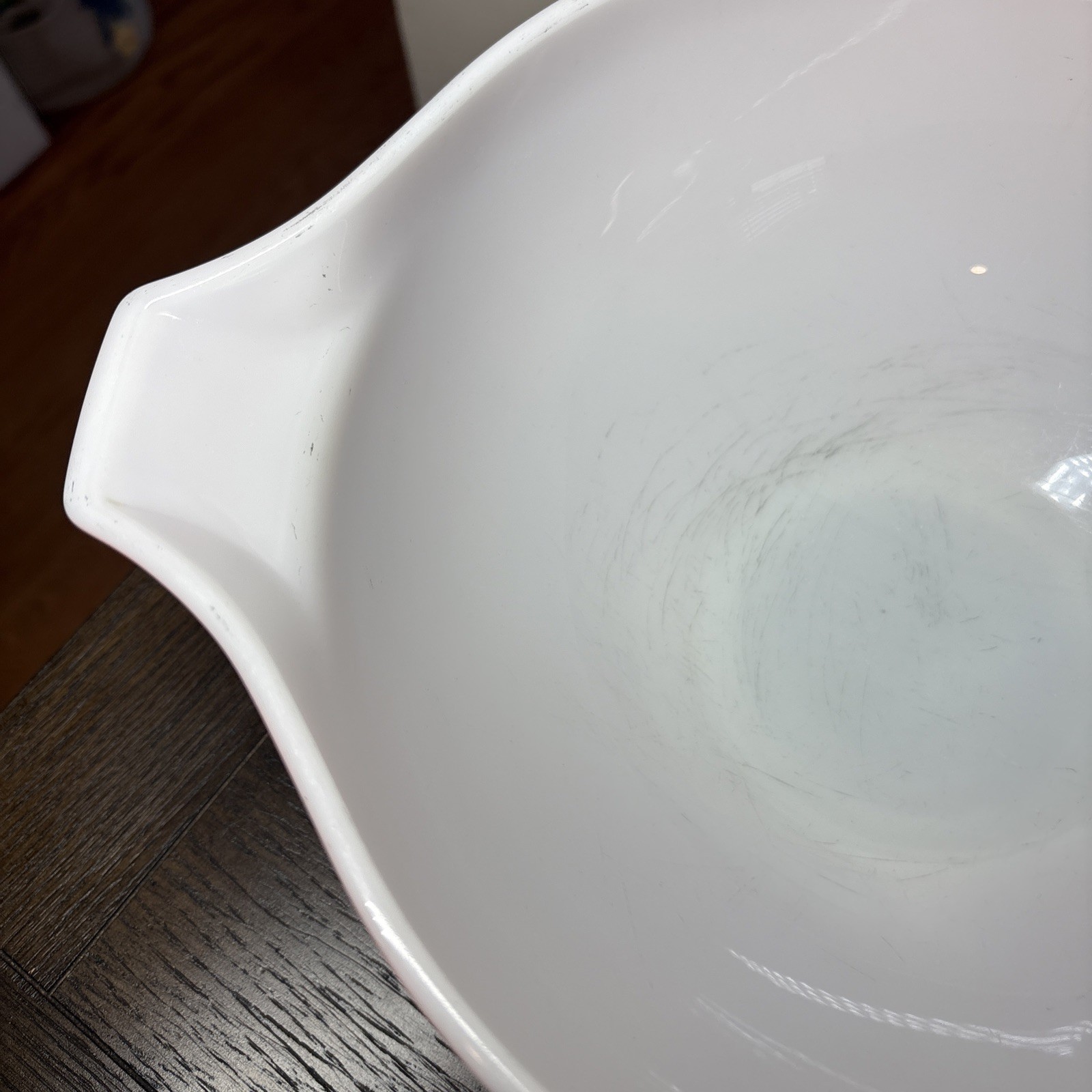 Pyrex Pink Gooseberry Cinderella Mixing Bowl 444 4QT Nesting Bowl Vintage
