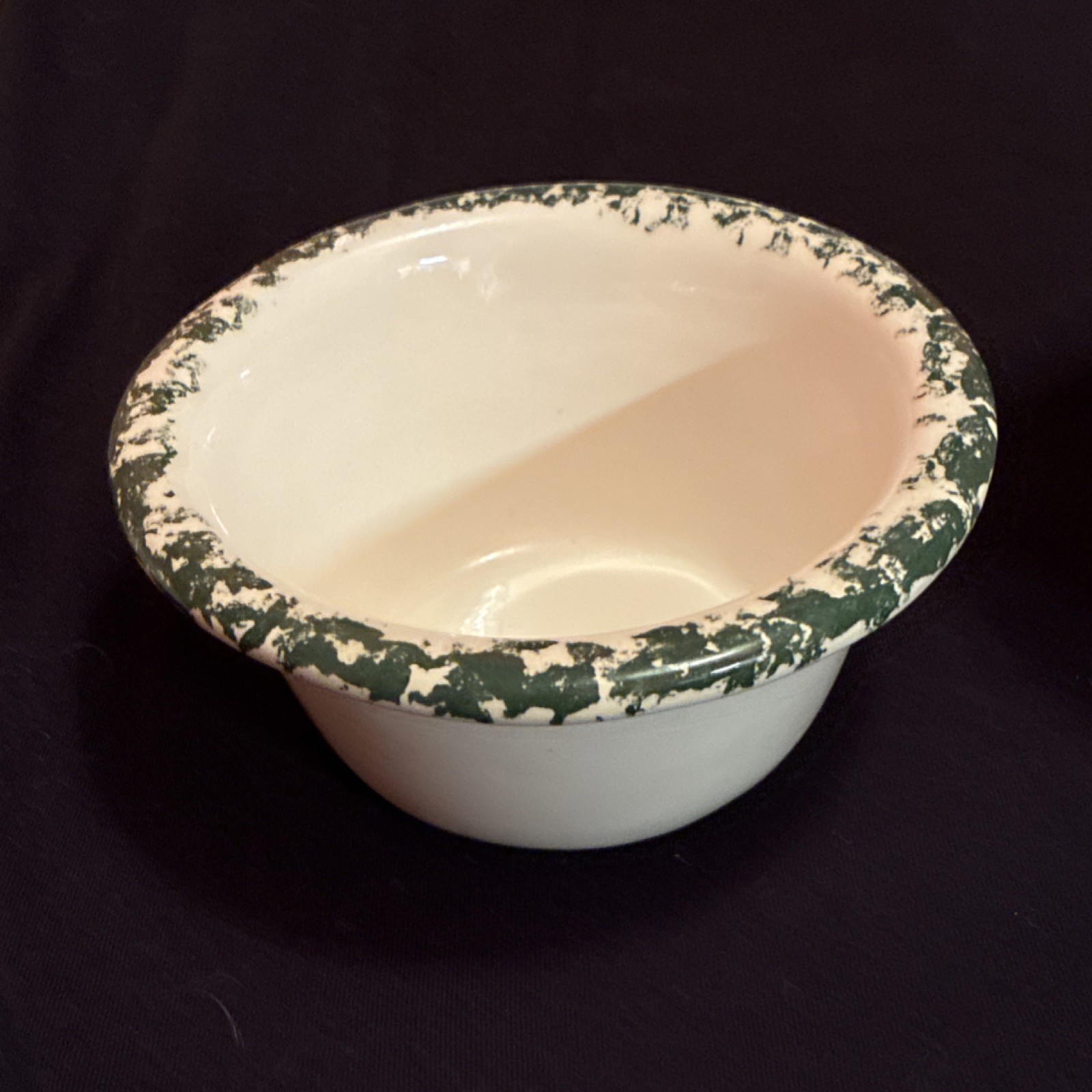 2-Piece Ceramic Round ice and Dip Bowl Set, White/Green Multicolor Rooster