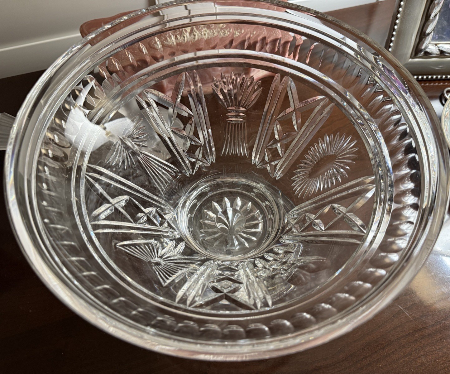 Waterford RARE Millennium 2000 Huge Centerpiece Bowl 11″ Signed By Connolly A+