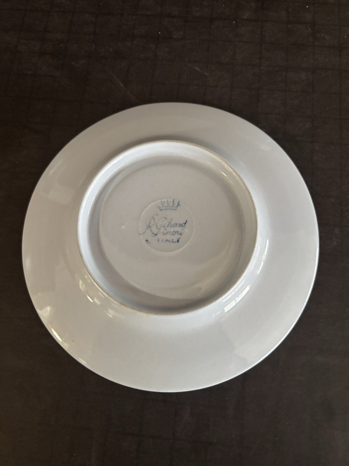 guhnw-le Richard Ginori Italy ~Espresso Coffee Cup Insert & Saucer