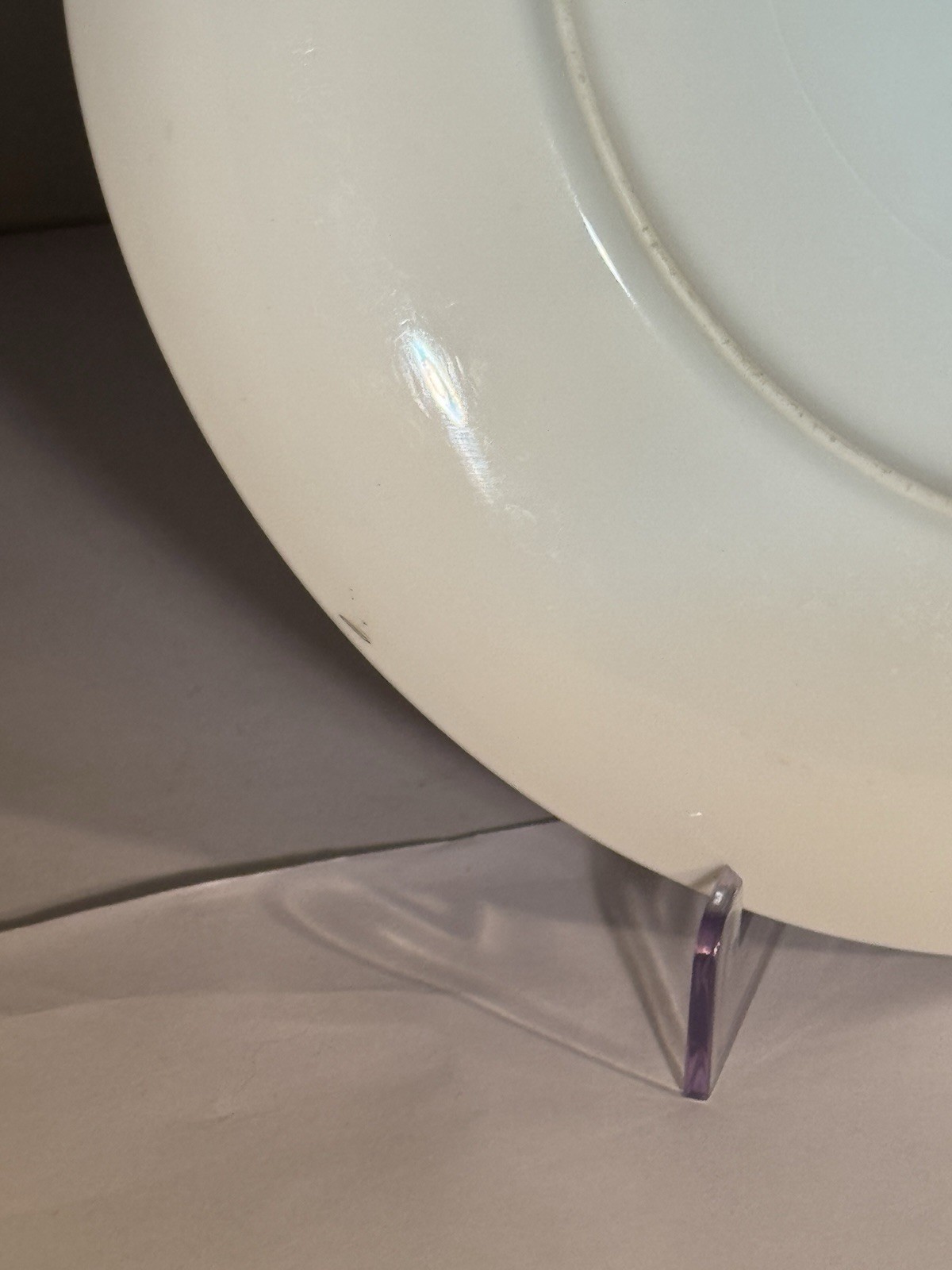 Pearl Fine China Japan Pink Rose Dinner Plates Set of 4 10.25in Silver Trim