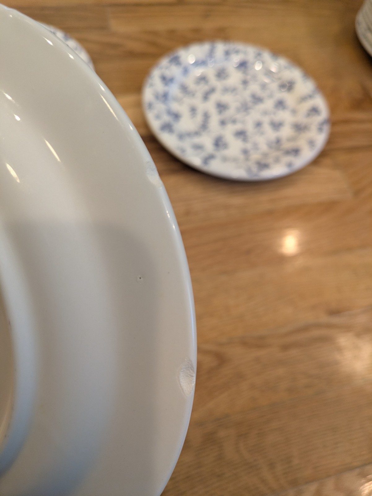 (4) Windsor & Browne Salad Plates 7-3/4″ Quadrifoglio Made in Italy Floral READ