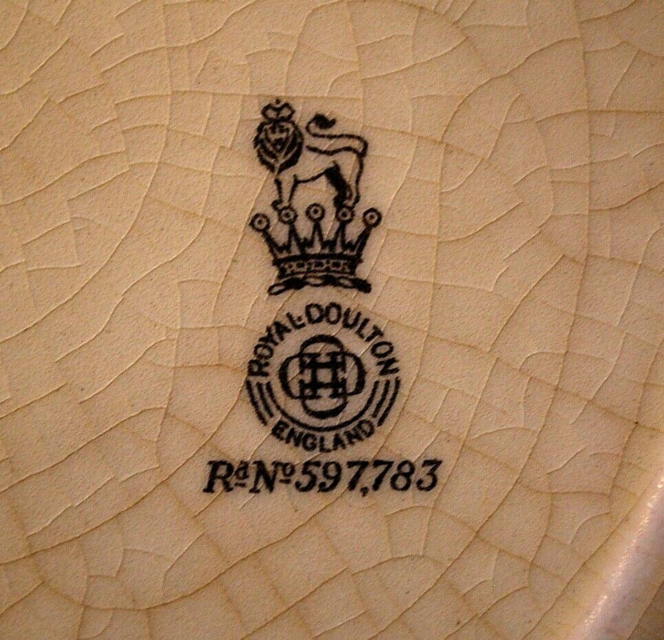 RARE Antique Set 6 Royal Doulton PIPING DOWN THE VALLEYS WILD Plates c1911 8.5″