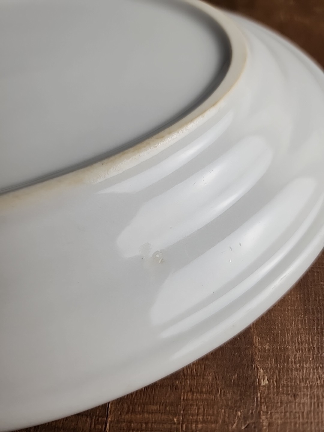 Vintage Mayer China Oval Platter Ivory White Restaurant Ware 10 X 7 in