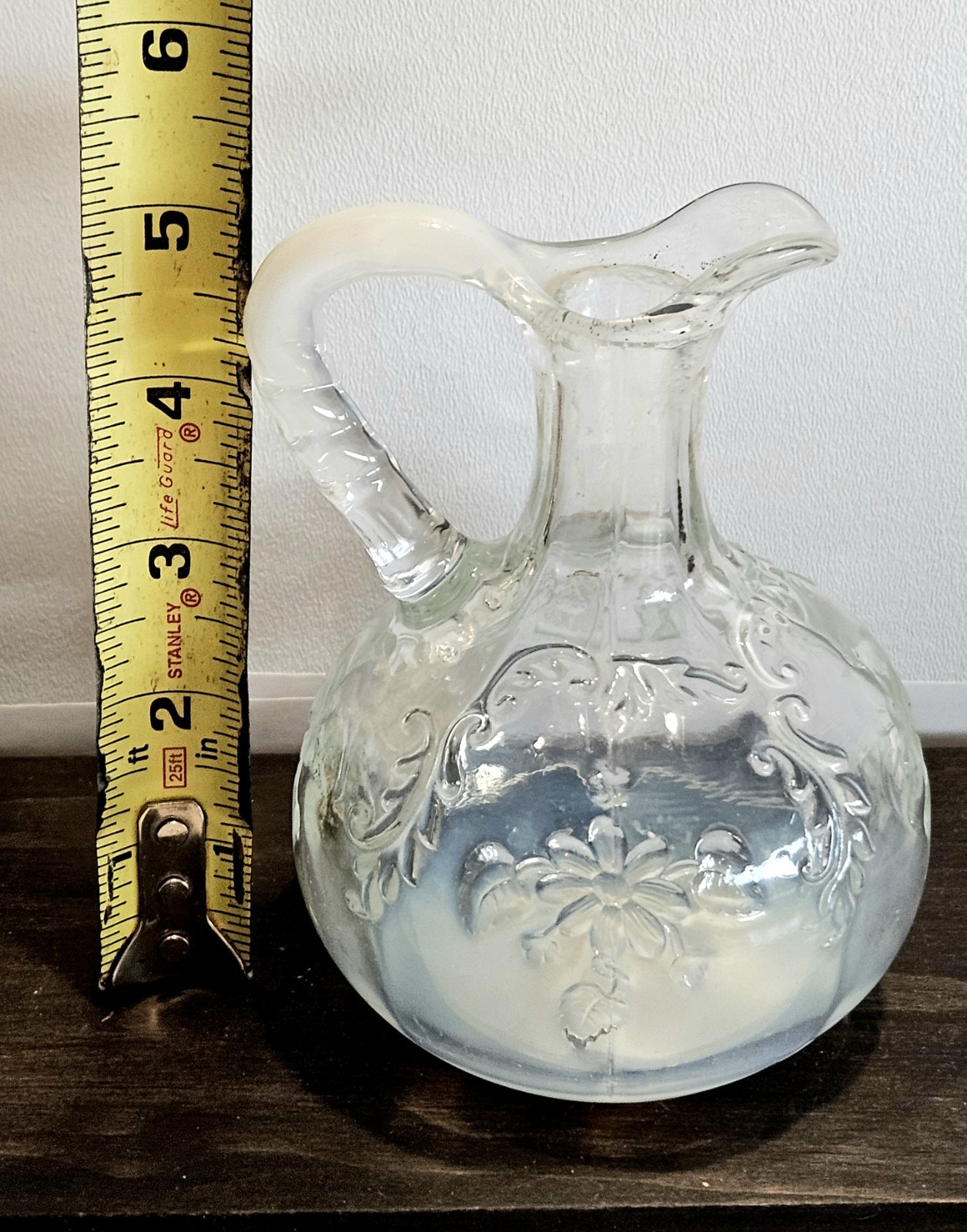 Northwood Glass Opalescent Intaglio Cruet C.1899