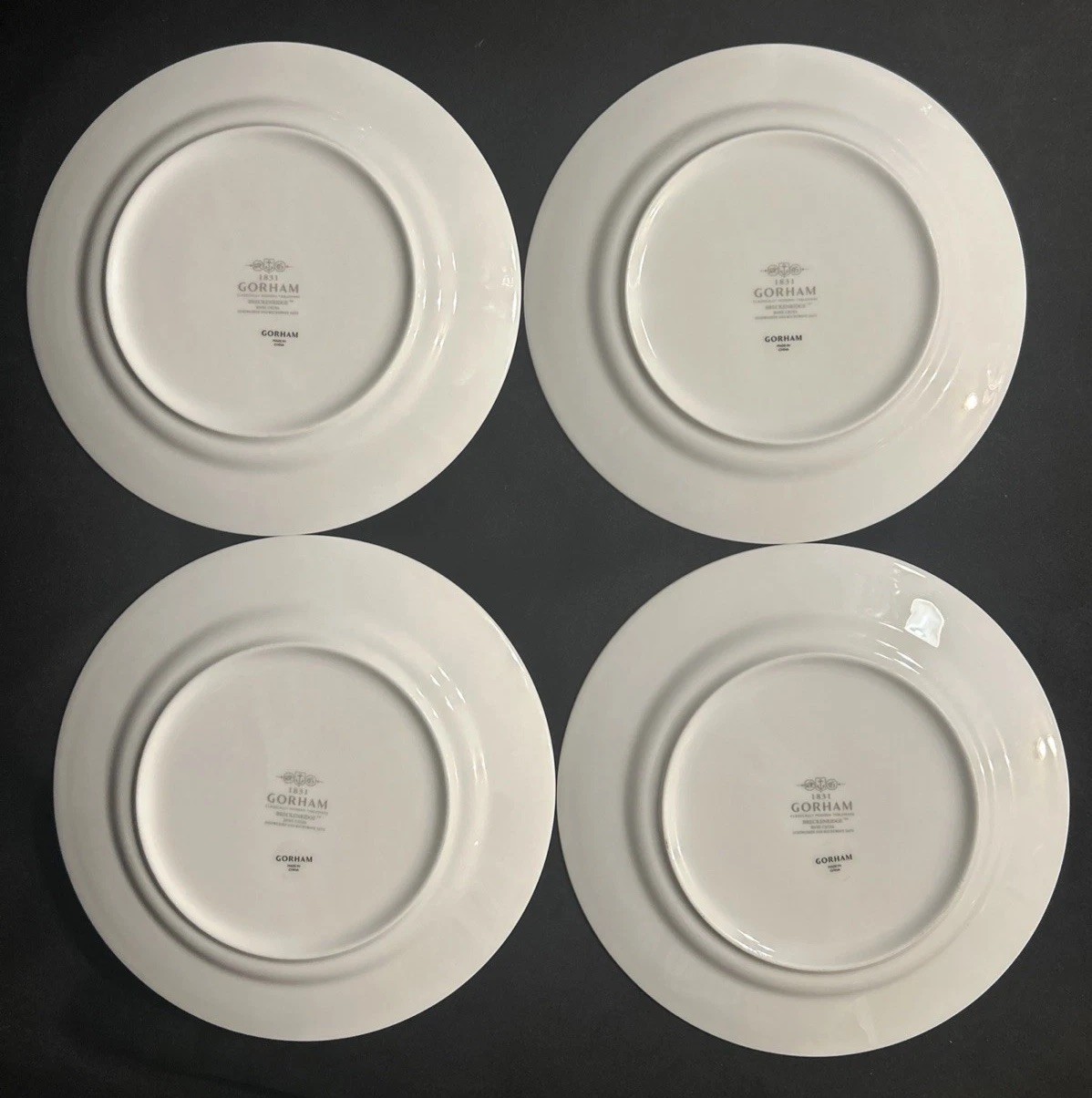 Gorham Breckenridge White Dinner Plate 10 3/8” NWT 4 Available