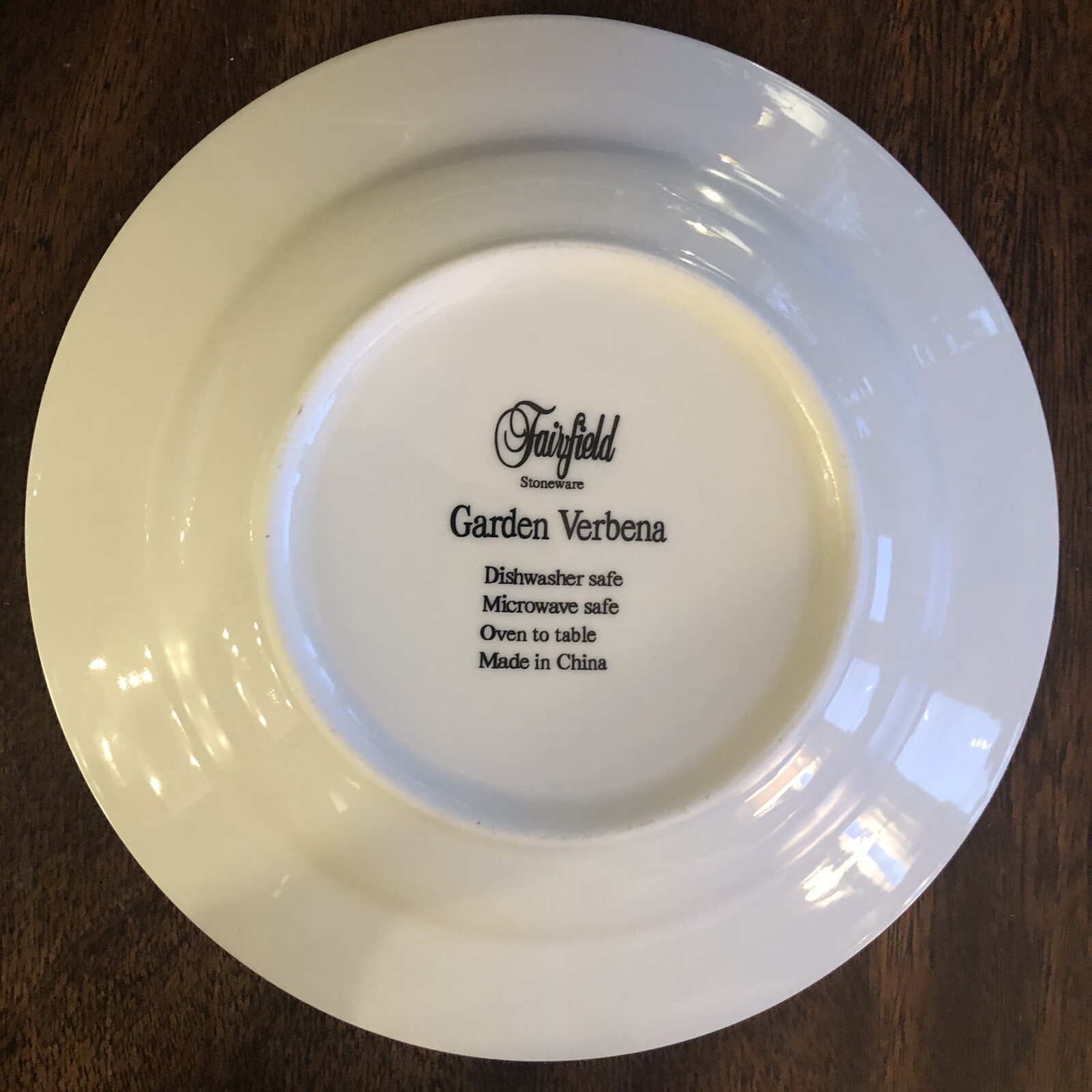 FAIRFIELD SETTING GARDEN VERBENA 7 7/8″ SOUP/SALAD BOWL 1 OF 6 SOLD SEPARATELY