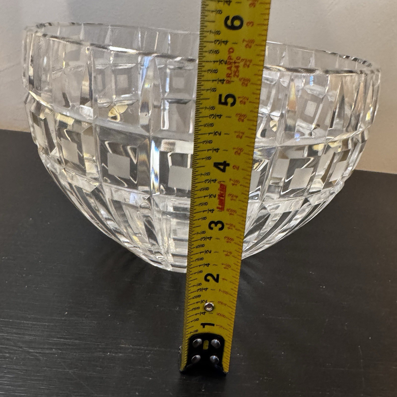 Waterford Marquis QUADRATA 7.5″ Cut Crystal Bowl w/ Box (Wrong Box)