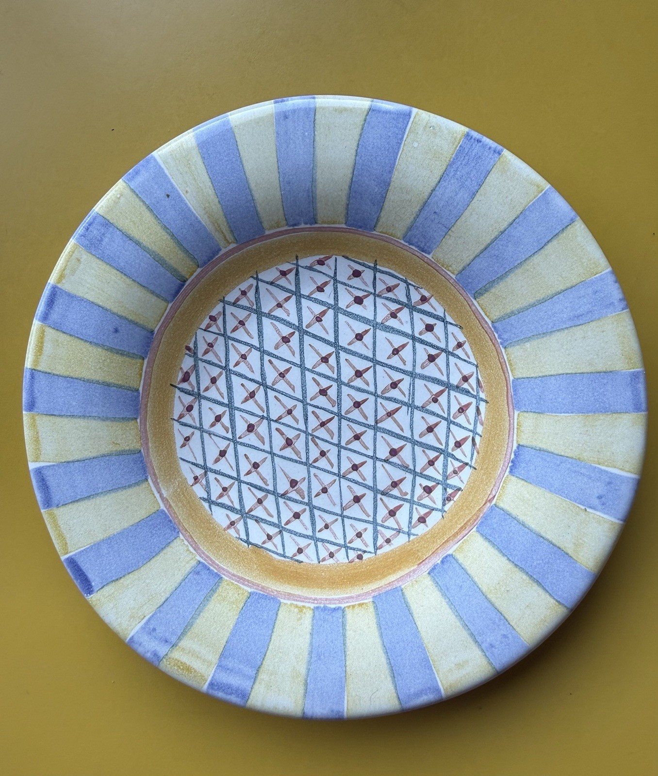 Mckenzie Child Handpainted Bread And Butter Plate Or Dessert Plate￼