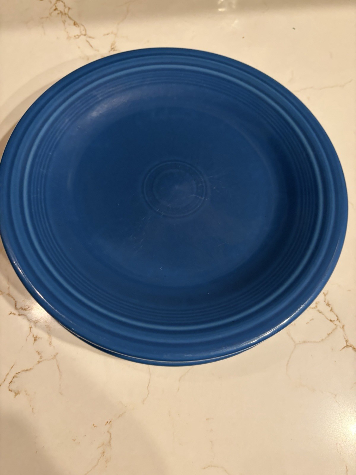 FIESTA Fiestaware Lapis Blue 10.5” Dinner Plates Set Of 4 Homer Laughlin