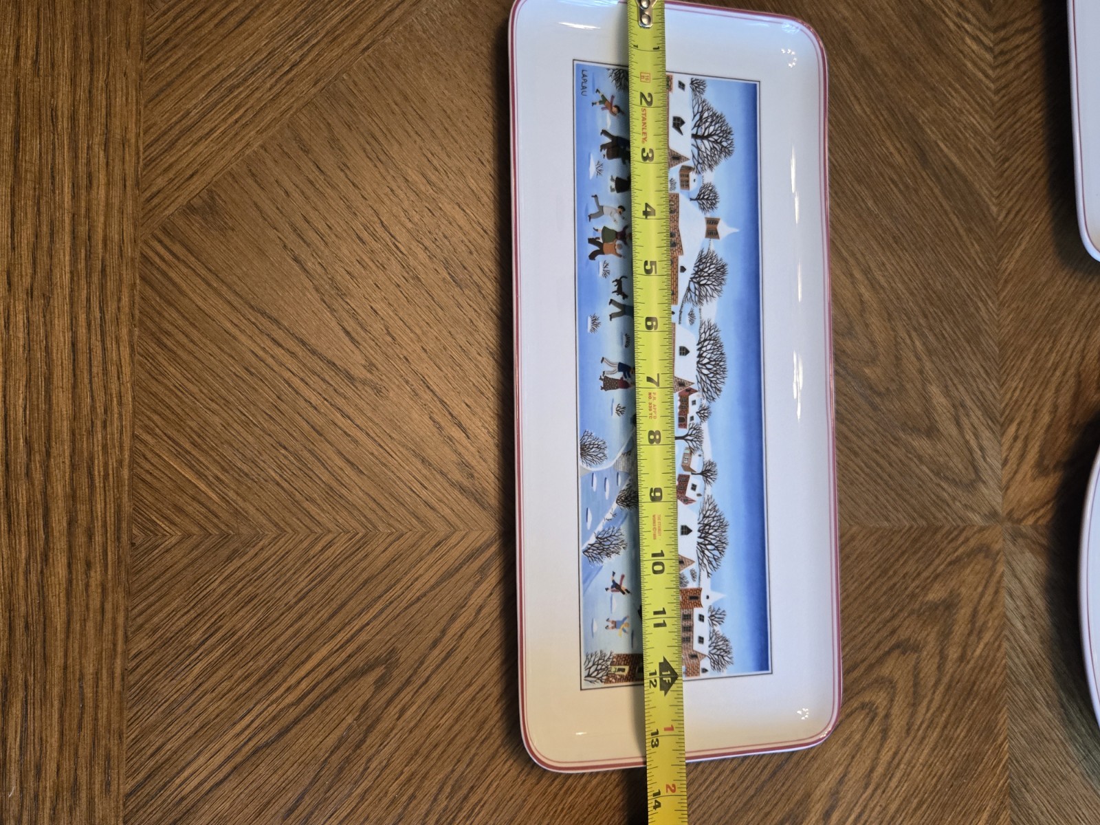 Villeroy & Boch Naif Laplau Christmas Platters Set of 3 Excellent Condition
