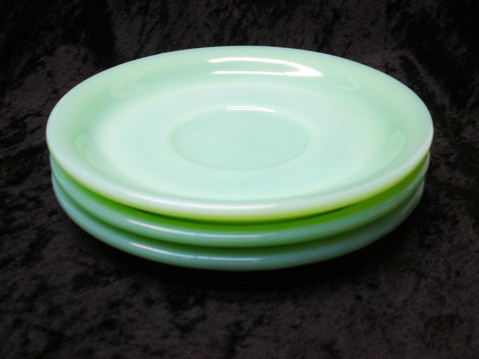 Fire-King Jade-ite Restaurant Ware #G319 Cup & #G295-6″ Saucer Mint NOS
