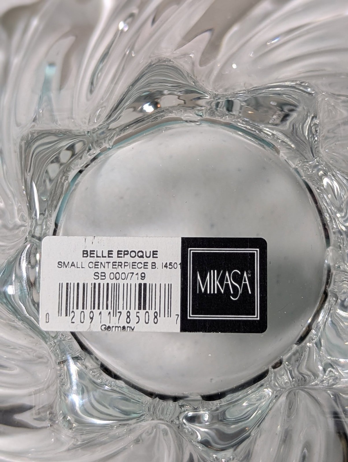 Crystal Belle Epoque Small Centerpiece Bowl 8 1/4″ SB000/719 Mikasa