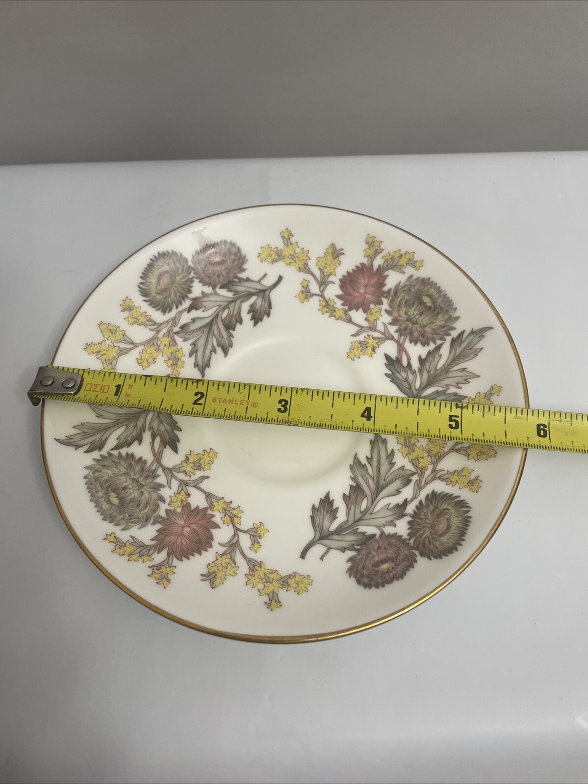 VINTAGE WEDGWOOD TEA CUP & SAUCER “LICHFIELD”- BONE CHINA – ENGLAND