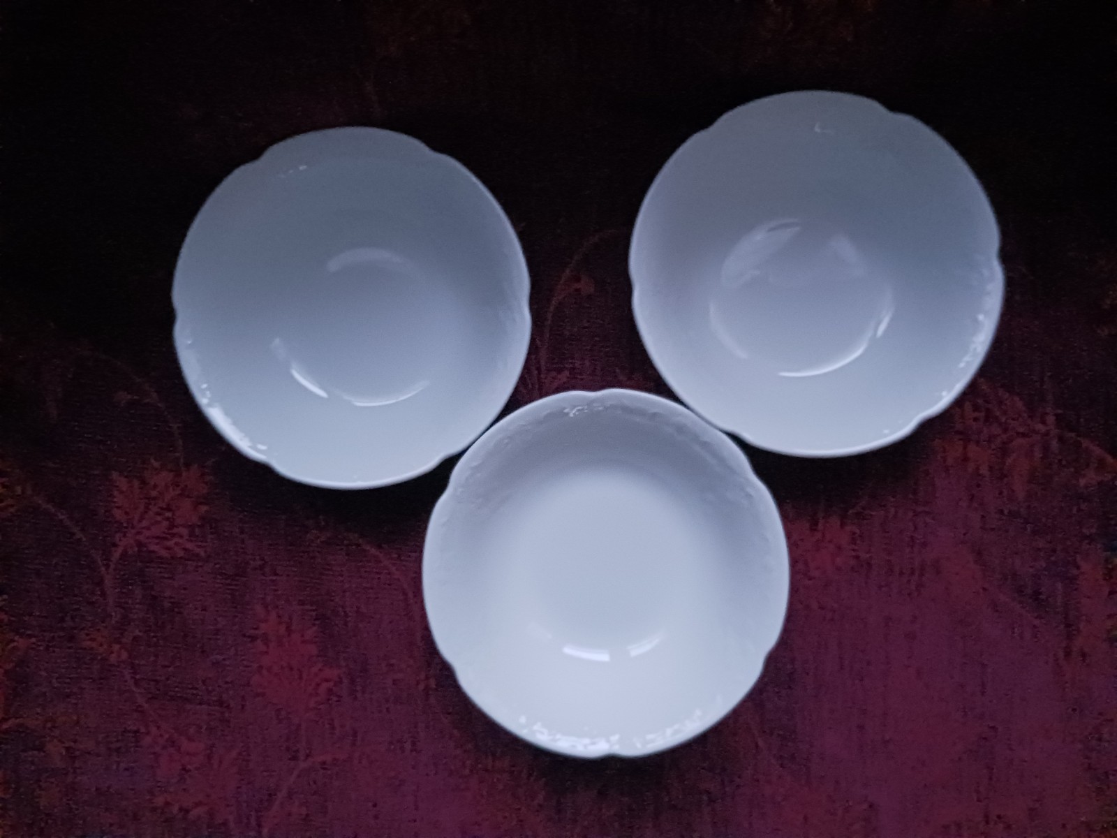 Kaiser Dubarry Cereal Bowls -Set/3- 6 1/8 in. *Appear Unused*