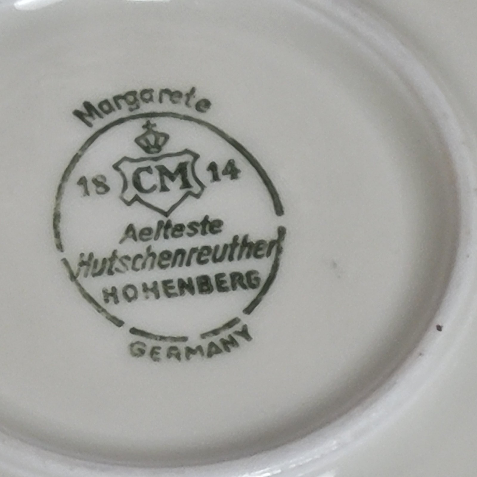 Vtg Hutschenreuther Hohenberg Margarete 4-Plate/Platter Set Fruit Motif Germany