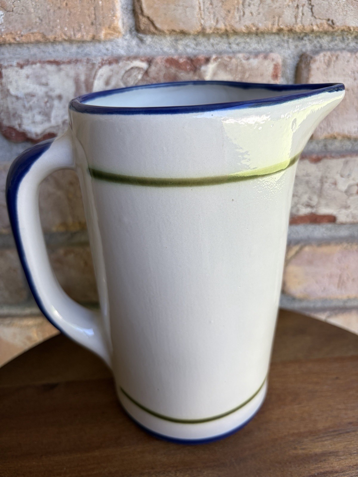 Louisville KY Pottery Stoneware Mint Julep Pitcher USA 36oz EUC