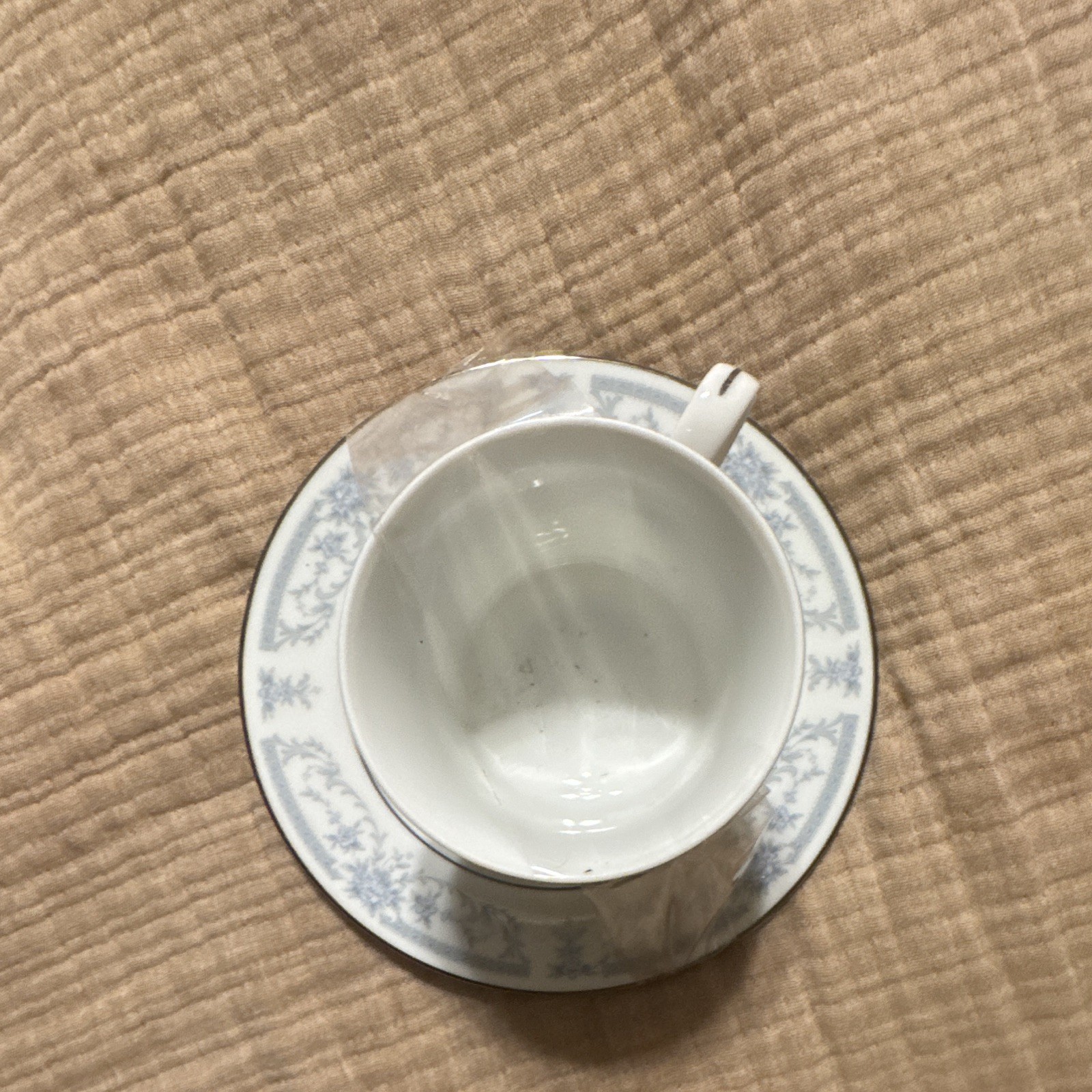 Sheffield Blue Whisper Porcelain Fine China Cup & Saucer Set Japan 1985