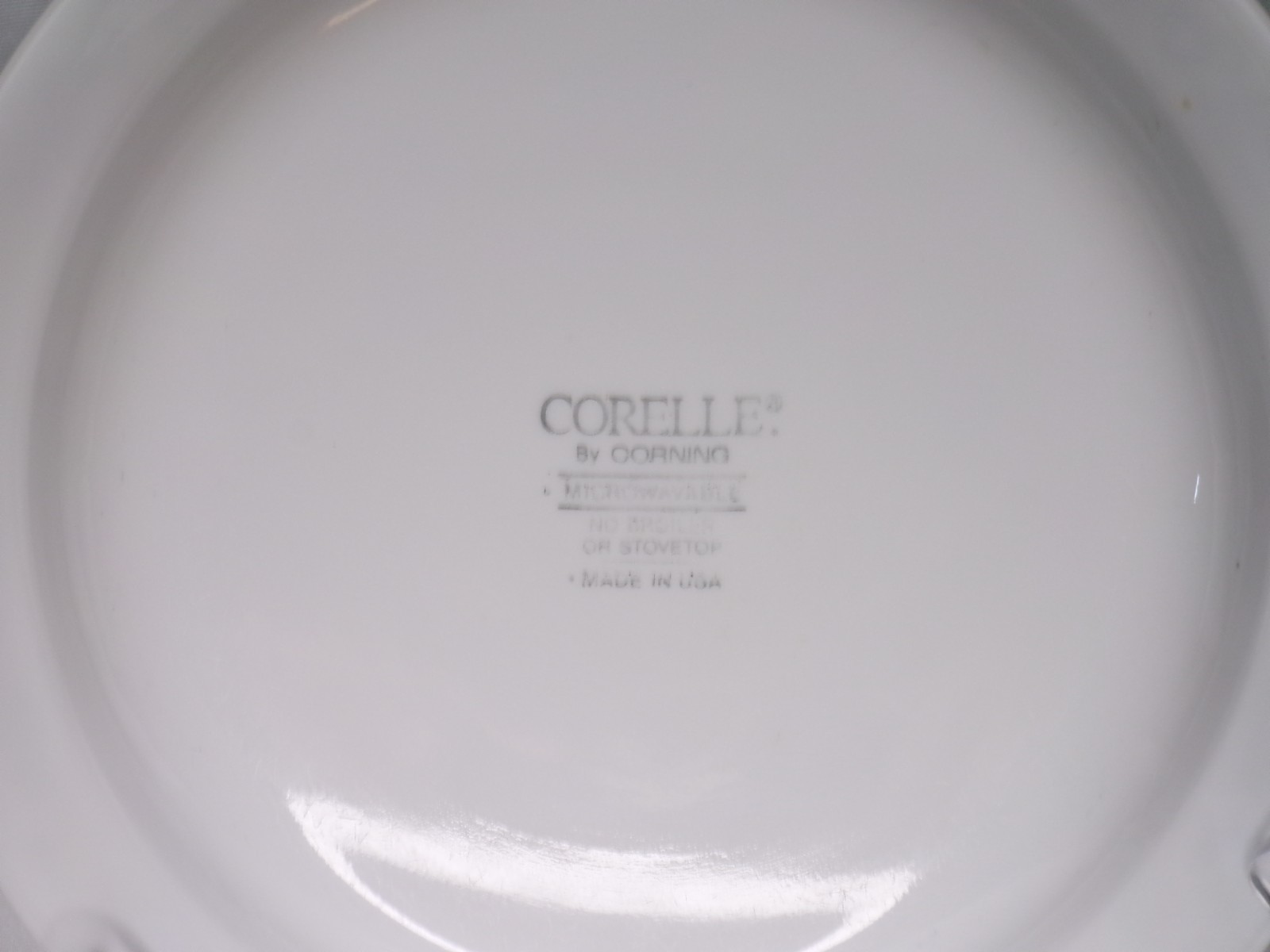 Corelle Blue Cornflower 60th Anniversary Flat Rim Shallow Pasta Bowl 15 oz.