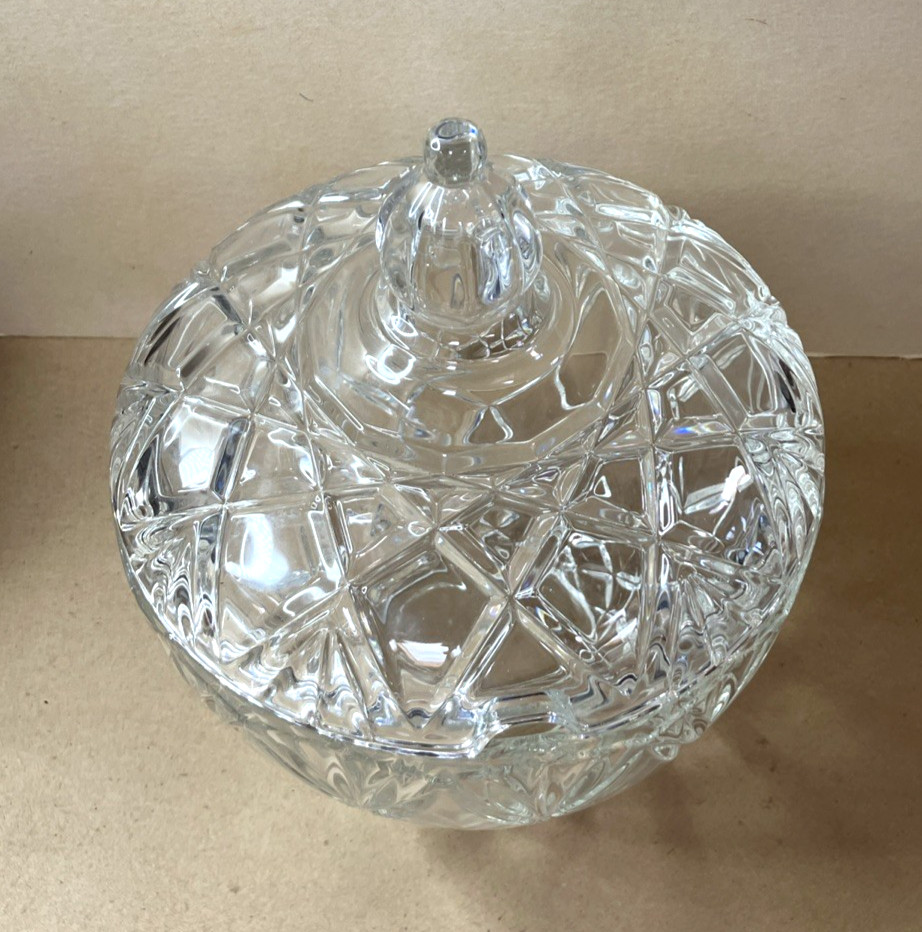 Mikasa Roxborough 9 Pc Punch Bowl Set Crystal Glass w/ Box SA809
