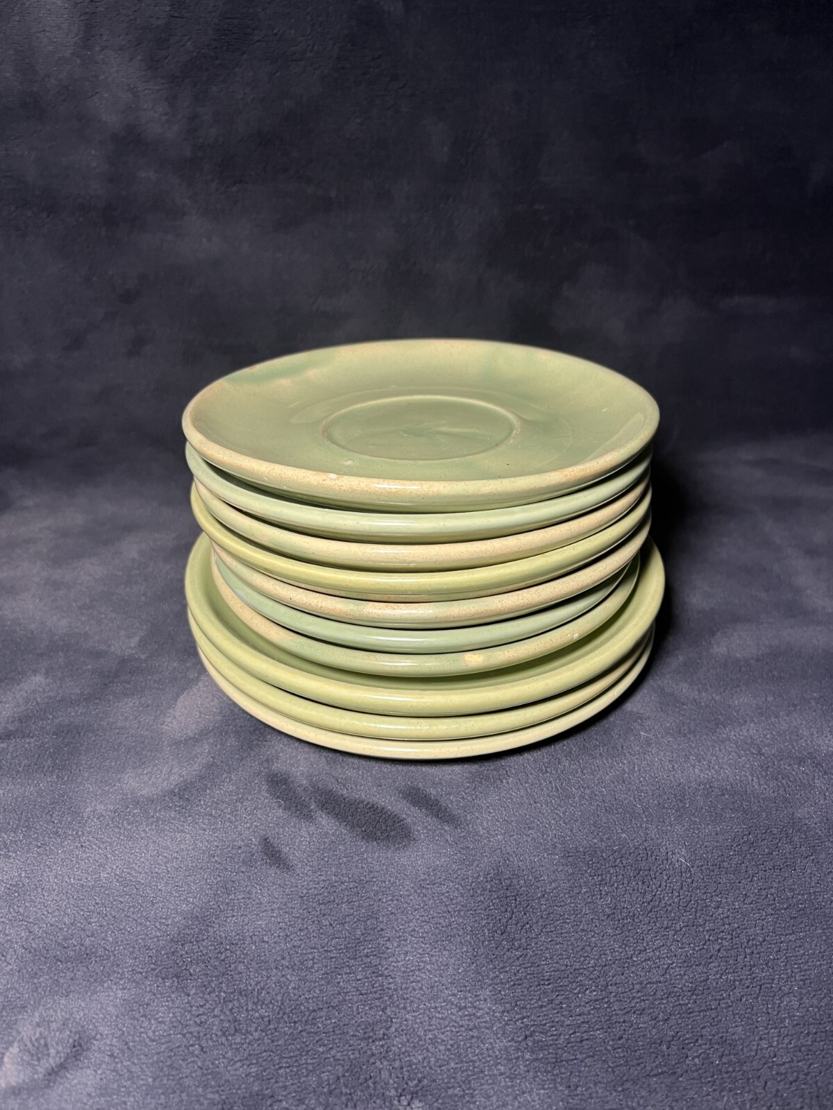 Green La Solana Pottery Set (Cups, Plates, Bowls, Baking Dishes) Good Condition