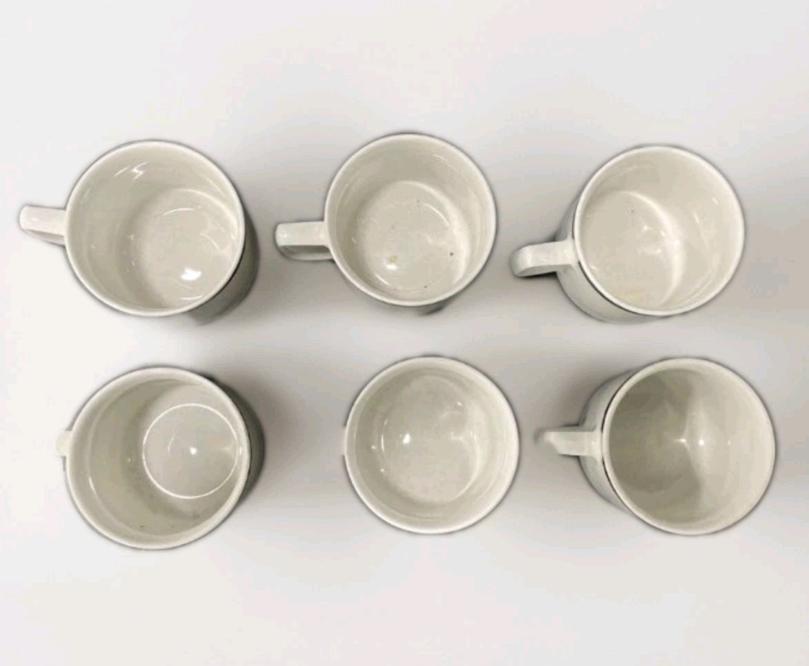 Mitterteich White Porcelain Coffee Pot And 6 Cups