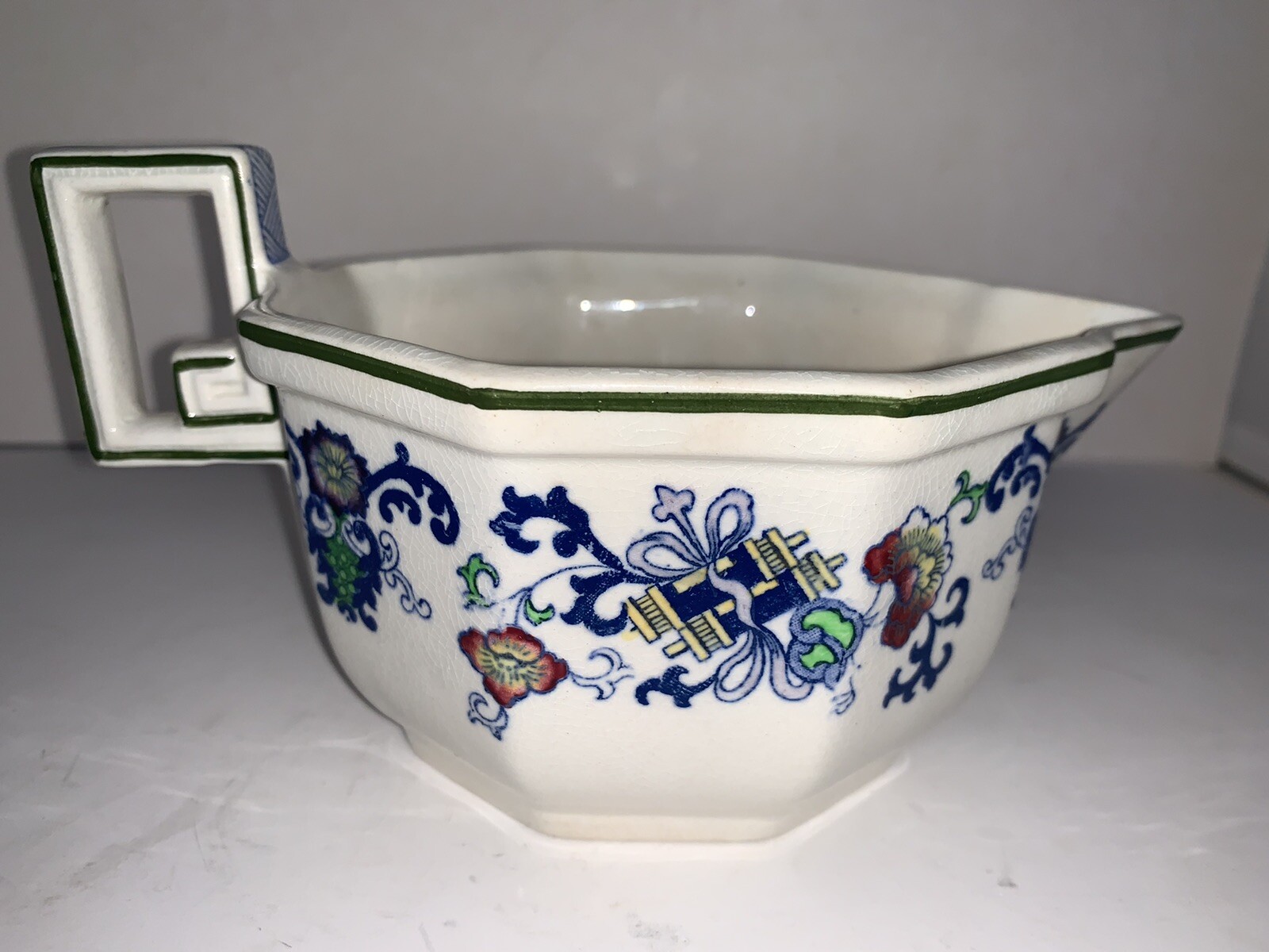 Vintage Royal Doulton Burslem NANKIN Porcelain Creamer Sauce Boat