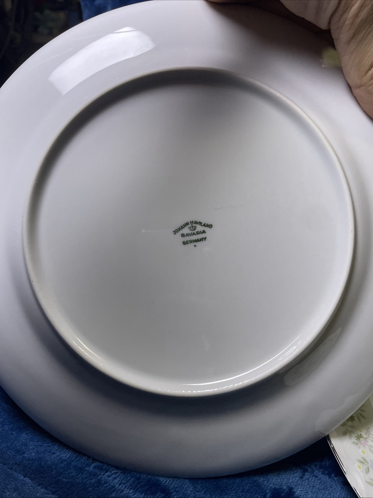 Johann Haviland Bavaria “Forever Spring” Set of 3 1 W/ Chip DinnerPlates, 10”