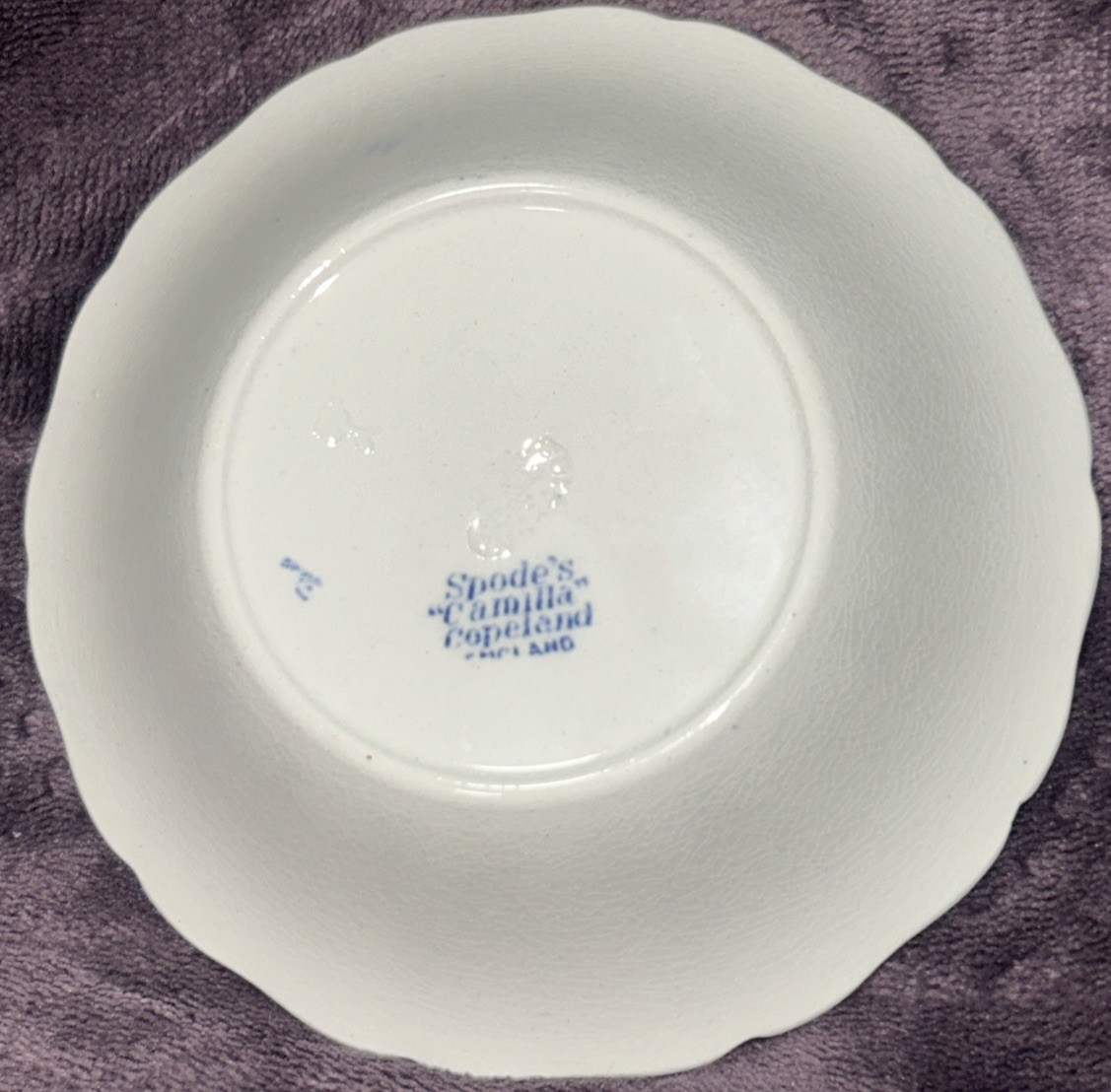 Set Of 6 + 1 Vintage Copeland Spode’s Blue Camilla 5 3/8″ Fruit, Dessert Bowls