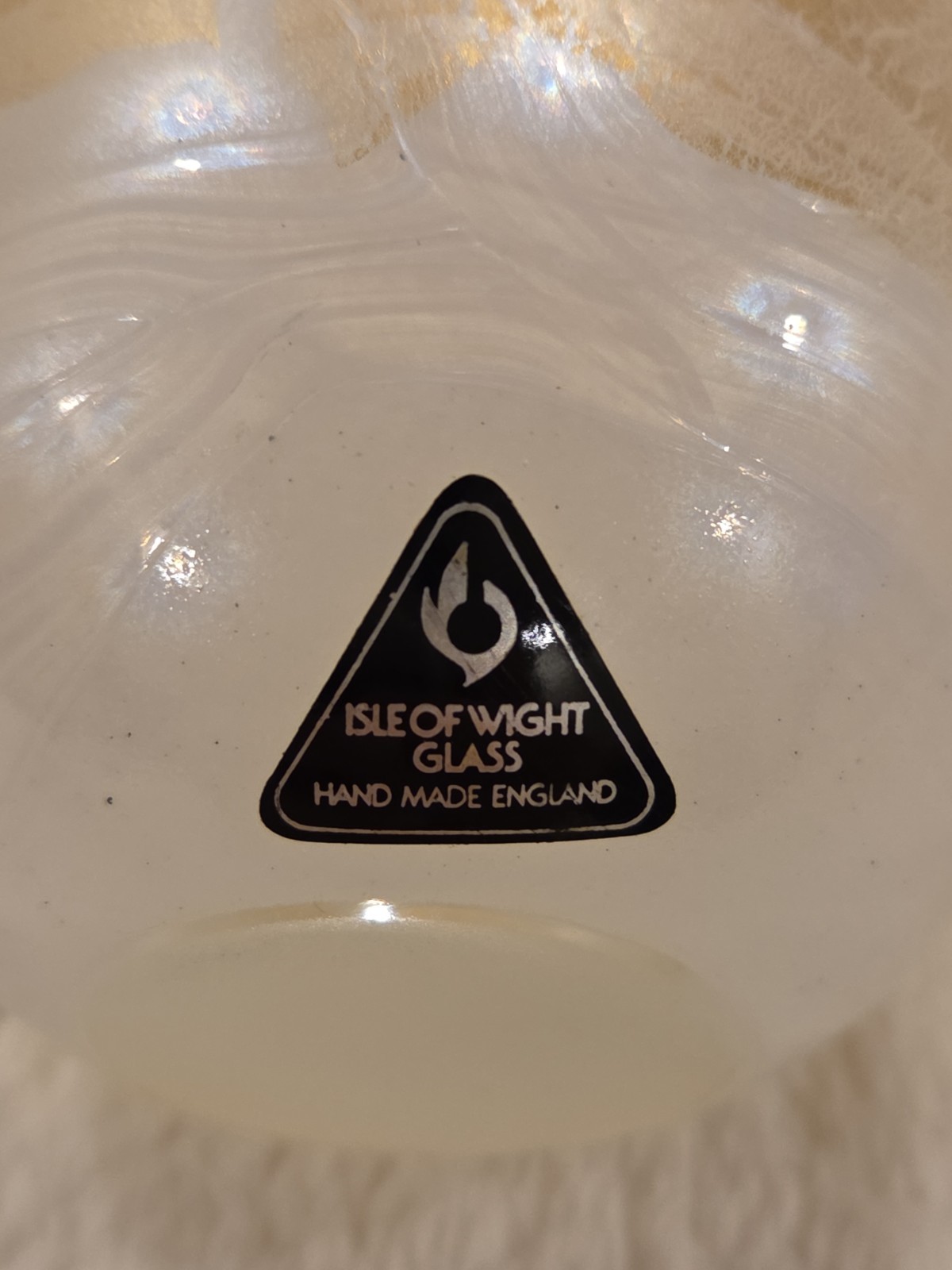 Isle of Wight Small Glass Bowl – Hand Made England, 3 Inches