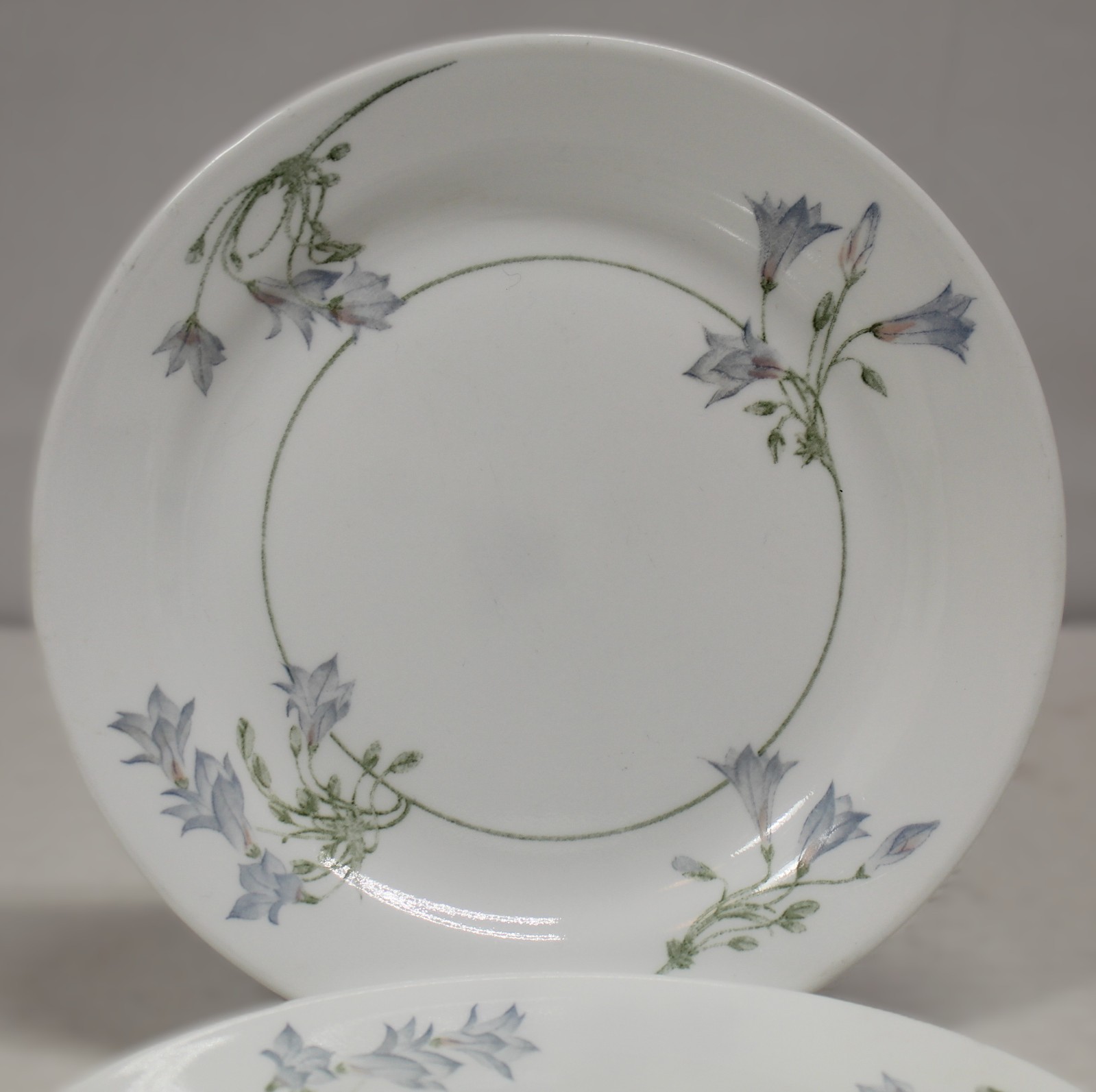 Set of 4 Corelle Blue Dusk Bread & Butter Dessert Plates