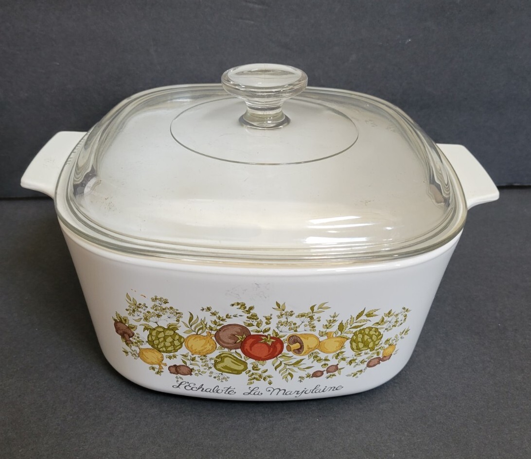 Corning Spice of Life Spice Life 14 pc Lot Set Casserole Dishes Lids 1972 Trivet