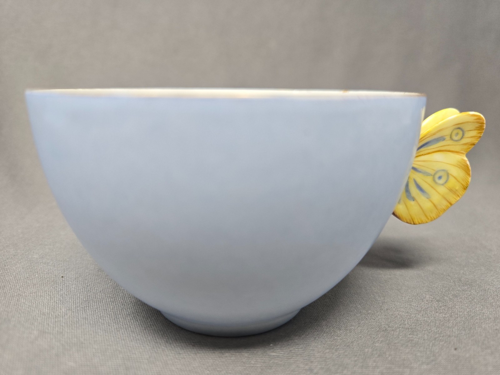 Haviland & Co Limoges Butterfly Handle Teacup and Saucer 1888-96