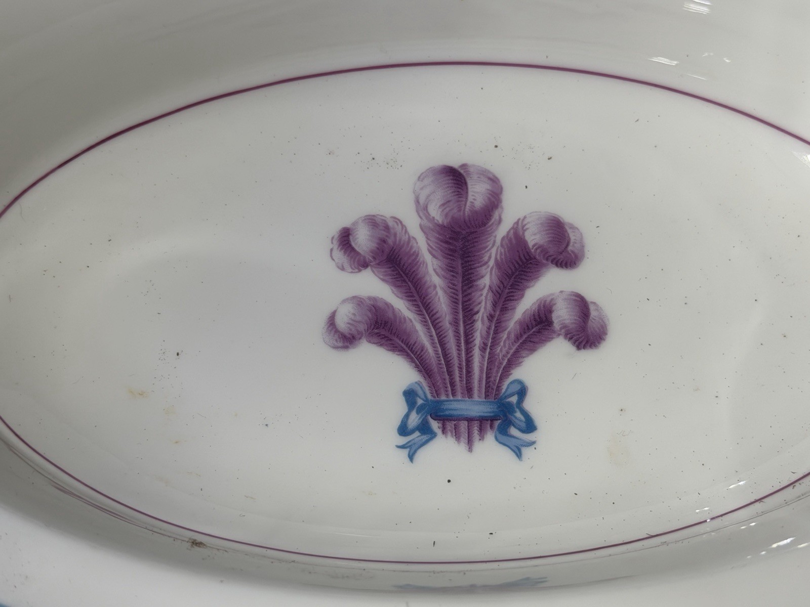 Two Royal Worcester Vegetable Dishes. Florizel Pattern. Prince Of Wales Feathers