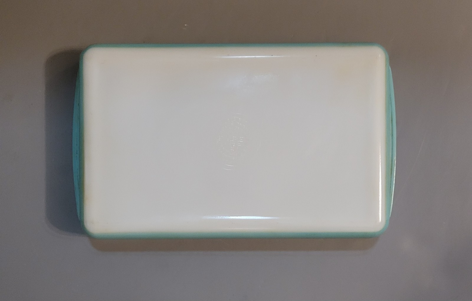 Pyrex Turquoise Rectangular Casserole Baking Dish Pan Vintage 232 2qt