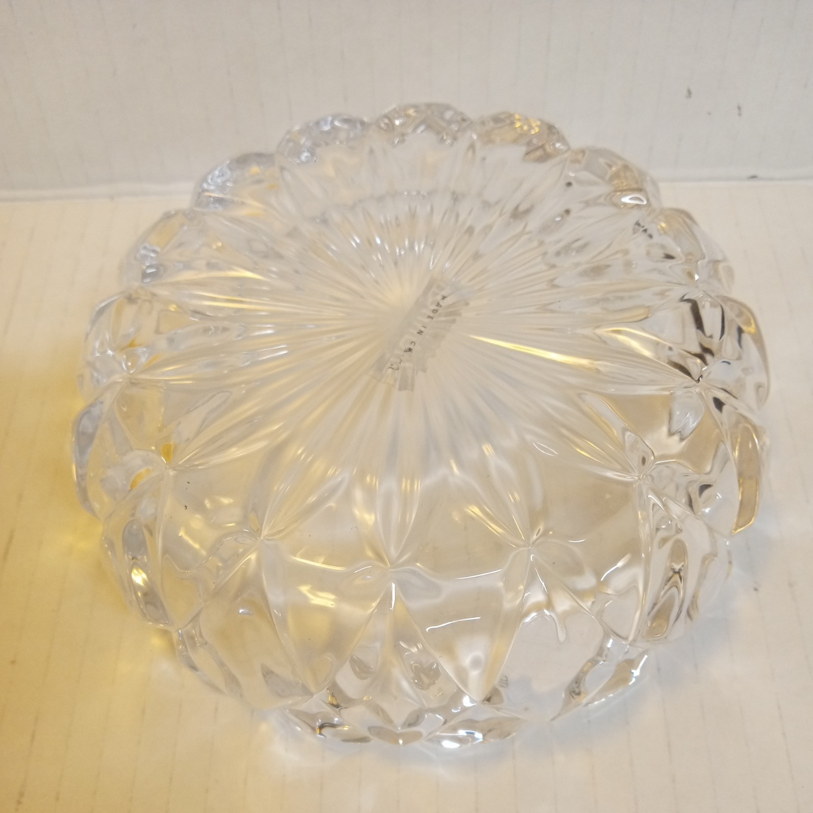 Hershey’s Kisses Crystal Candy Dish Shannon Crystal Designs by Godinger 6″ tall