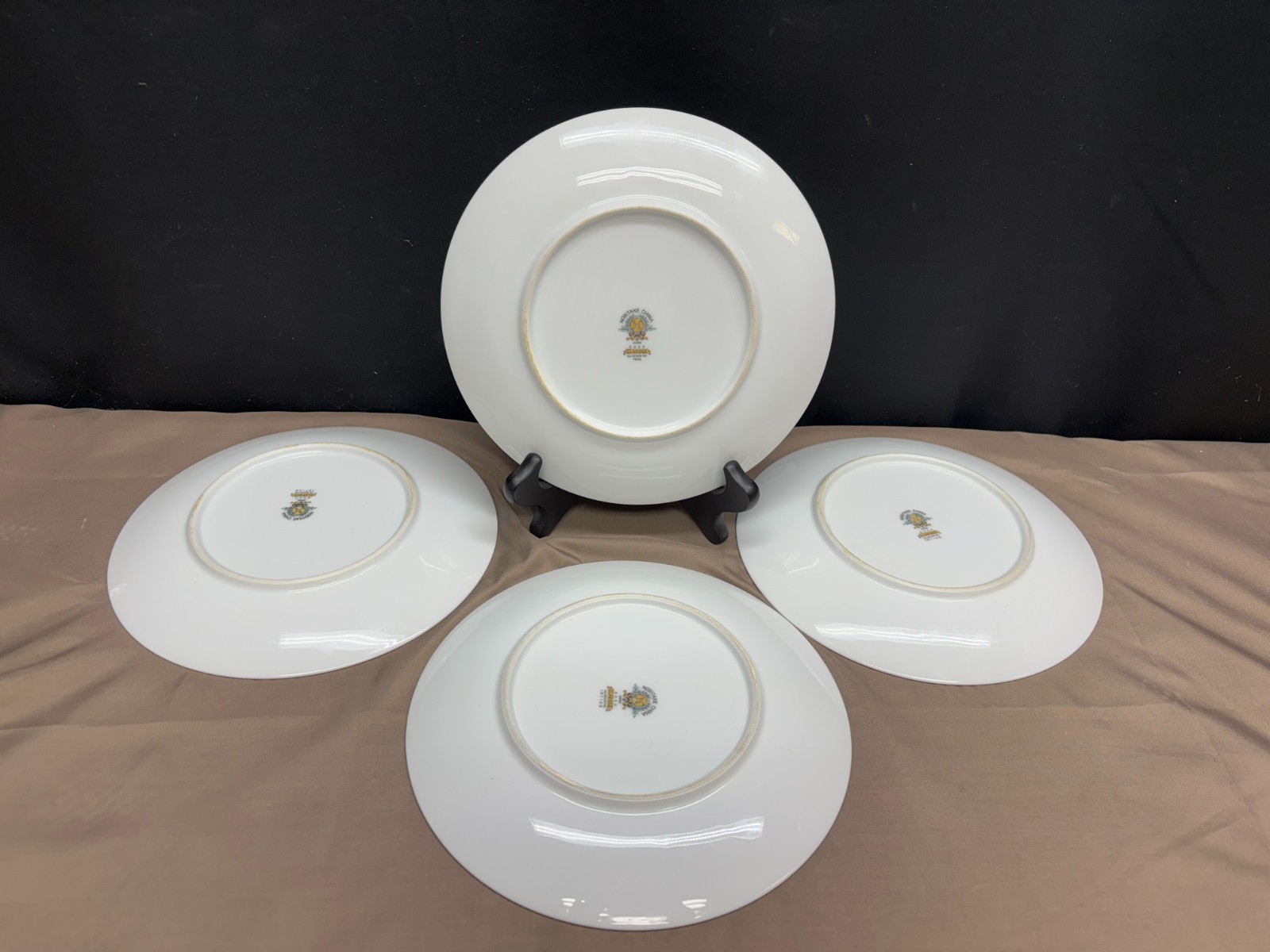 Noritake “CLARIDGE” Japan ~ #6020 ~ Set of 4 ~ Salad Plates ~ 8 1/8″
