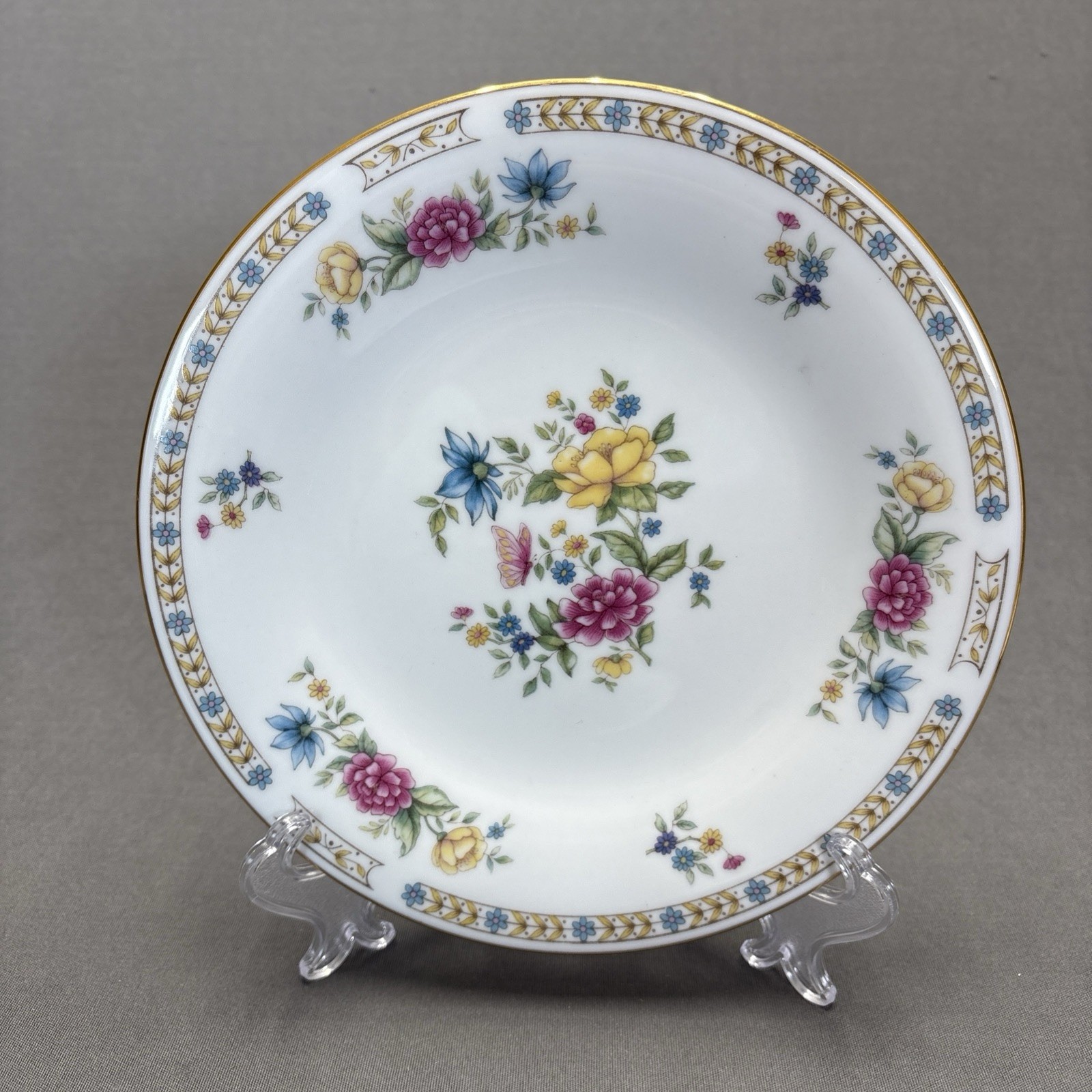 Liling Fine China Ling Rose Salad Plate 7 1/2″ Replacements Yung Shen Floral